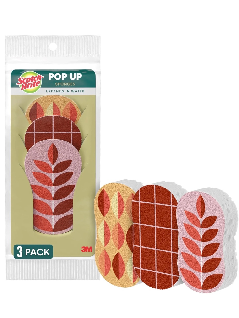 ❤️💲 $1 CLOSET ! 10/$10 Scotch-Brite Harvest Pop Up Kitchen Sponges